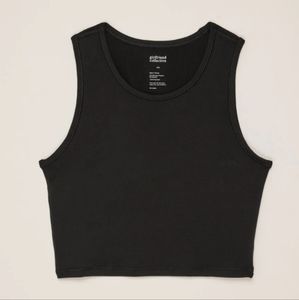 Black ReSet super crop girlfriend collective